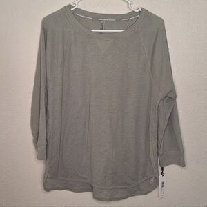 Calvin Klein Gray Performance Long Sleeve Top Size L